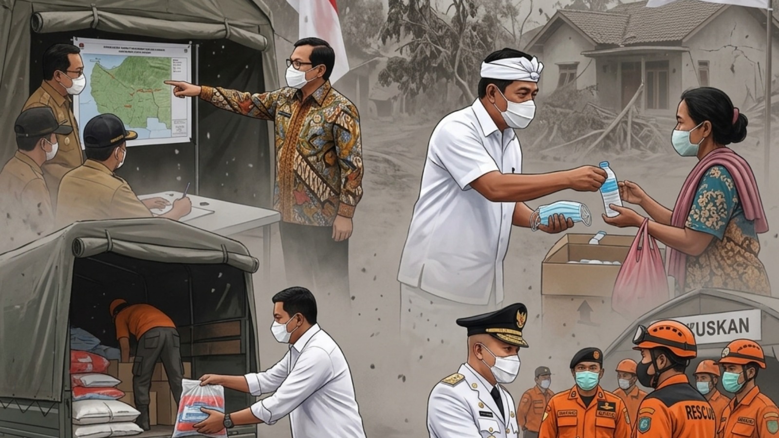 Uji Kesiapan Kepemimpinan Daerah Di Tengah Sebaran Abu Vulkanik Anak Krakatau