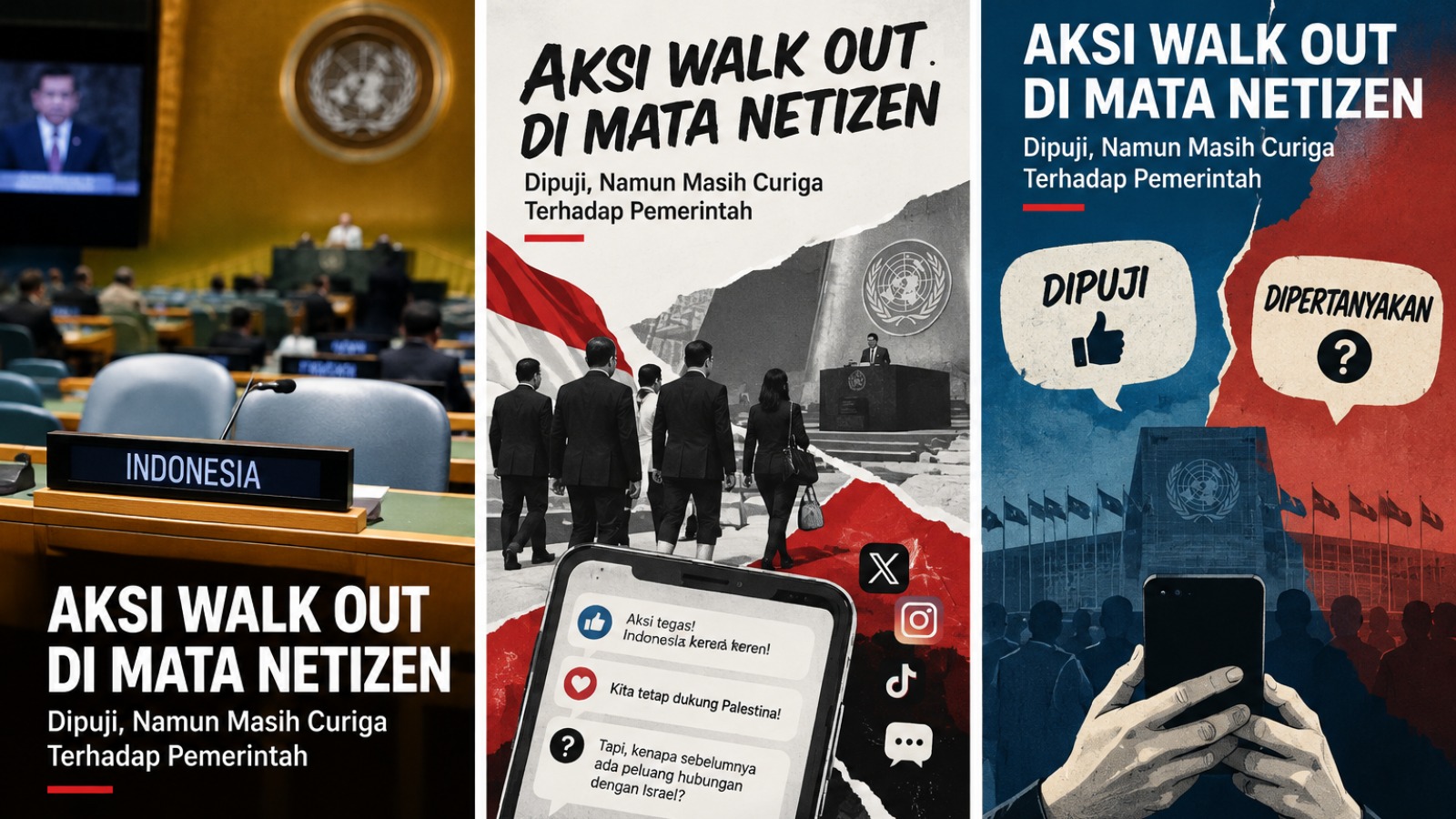 Netizen Puji Aksi Walk Out, Namun Masih Curiga Terhadap Pemerintah