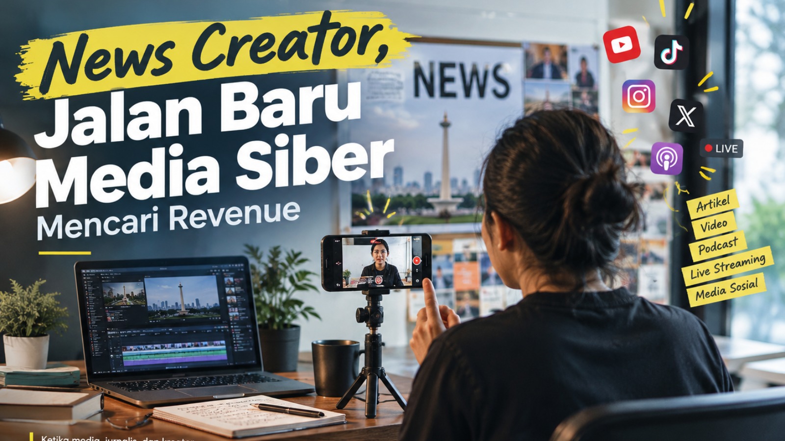 News Creator, Jalan Baru Media Siber Mencari Revenue